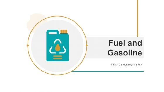 Fuel And Gasoline Combustion Icon Ppt PowerPoint Presentation Complete Deck