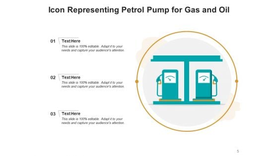 Fuel And Gasoline Combustion Icon Ppt PowerPoint Presentation Complete Deck