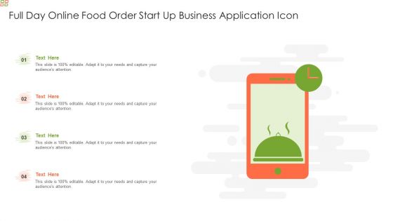 Full Day Online Food Order Start Up Business Application Icon Download PDF