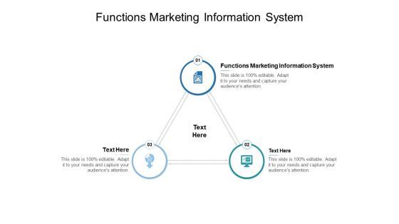Functions Marketing Information System Ppt PowerPoint Presentation Portfolio Format Ideas Cpb