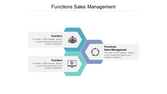 Functions Sales Management Ppt PowerPoint Presentation Inspiration Sample Cpb