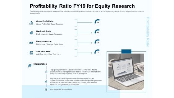 Fund Investment Advisory Statement Profitability Ratio FY19 For Equity Research Background PDF