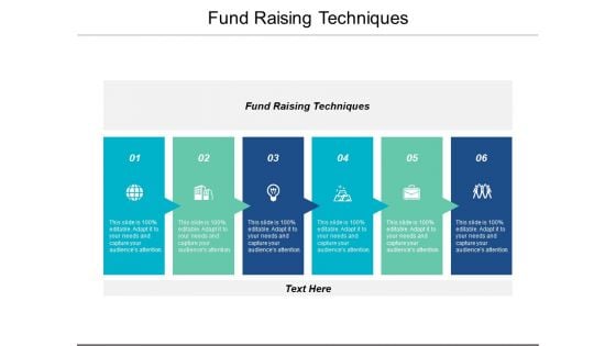 Fund Raising Techniques Ppt PowerPoint Presentation Model Graphics Cpb