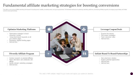 Fundamental Affiliate Marketing Strategies For Boosting Conversions Strategies For Acquiring Consumers Microsoft PDF