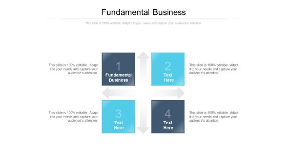 Fundamental Business Ppt PowerPoint Presentation File Templates Cpb