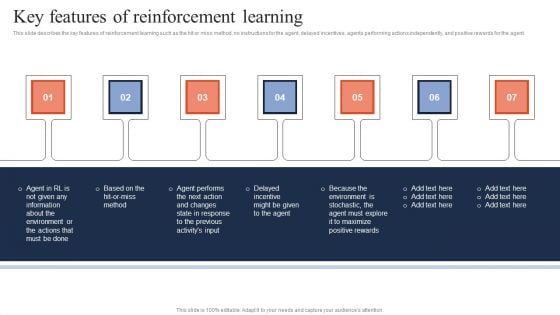 Fundamentals Of Reinforcement Key Features Of Reinforcement Learning Guidelines PDF