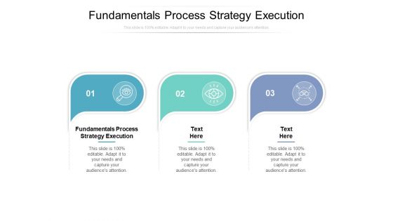 Fundamentals Process Strategy Execution Ppt PowerPoint Presentation Layouts Inspiration Cpb