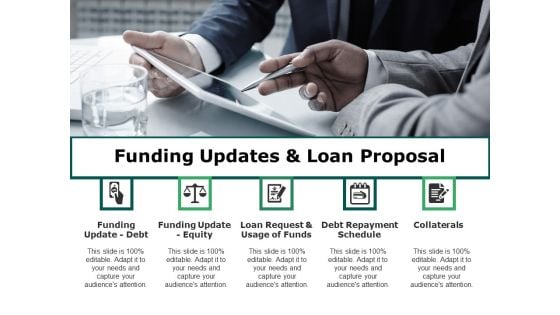 Funding Updates And Loan Proposal Ppt PowerPoint Presentation Professional Vector