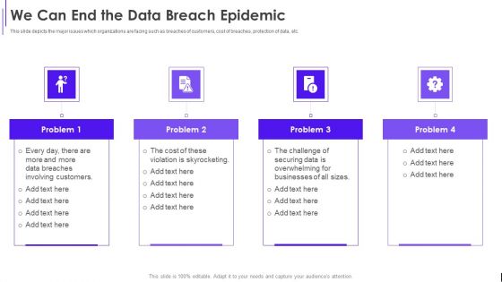 Fundraising Pitch Deck For Evervault We Can End The Data Breach Epidemic Ppt Infographics Graphics Example PDF