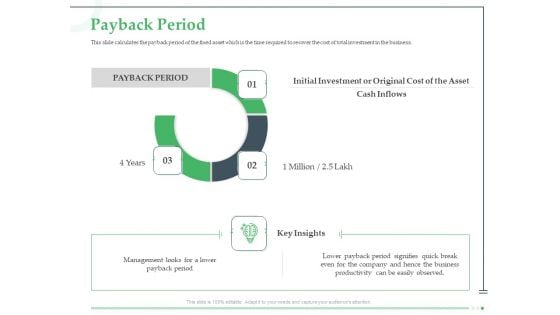 Funds Requisite Evaluation Payback Period Guidelines PDF