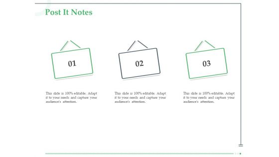 Funds Requisite Evaluation Post It Notes Sample PDF