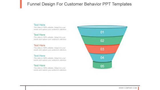 Funnel Design For Customer Behavior Ppt Templates Funnel Design For Customer Behavior Ppt Templates