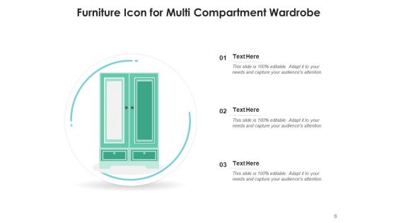 Furnishing Icon Furniture Icon Ppt PowerPoint Presentation Complete Deck