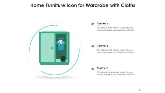 Furnishing Icon Furniture Icon Ppt PowerPoint Presentation Complete Deck