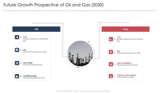 Future Growth Prospective Of Oil And Gas 2030 Icons PDF