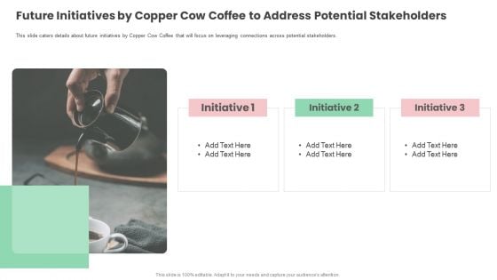 Future Initiatives By Copper Cow Coffee To Address Potential Stakeholders Introduction PDF