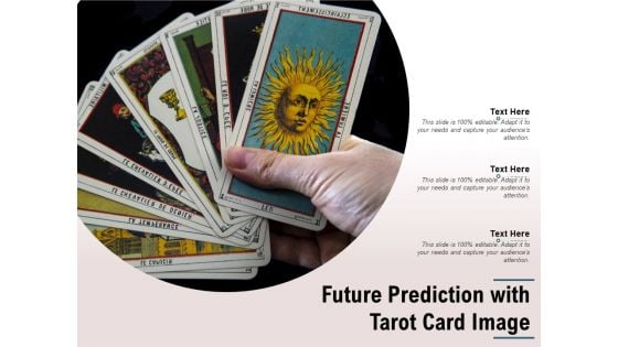 Future Prediction With Tarot Card Image Ppt PowerPoint Presentation File Topics PDF