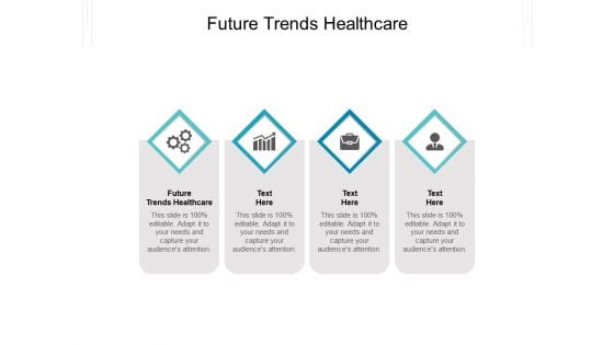 Future Trends Healthcare Ppt PowerPoint Presentation Inspiration Templates Cpb Pdf