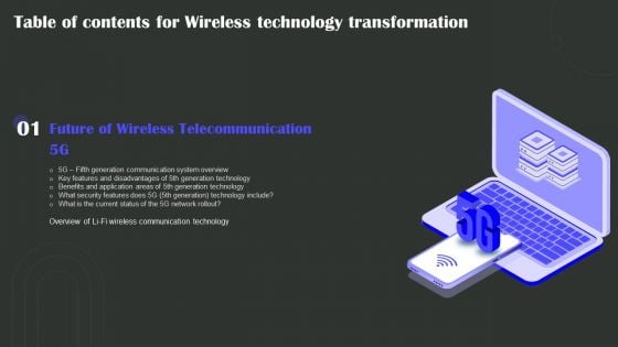 G07 Table Of Contents For Wireless Technology Transformation Download PDF