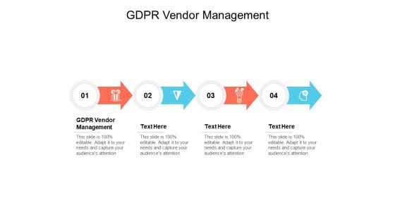 GDPR Vendor Management Ppt PowerPoint Presentation Inspiration Graphics Design Cpb