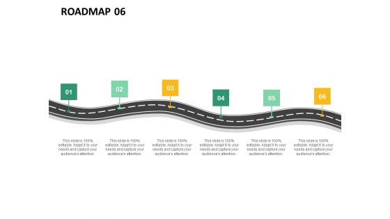 GUI Design Roadmap Six Flow Process Ppt PowerPoint Presentation Infographics Layout PDF