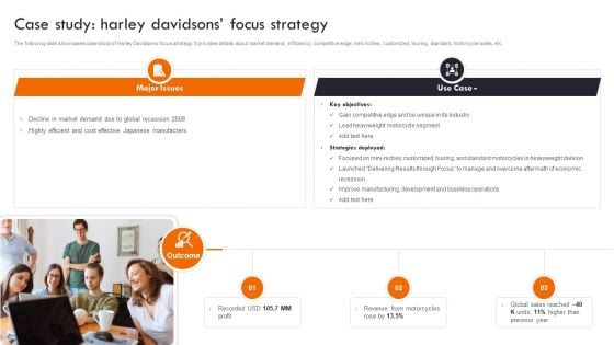 Gaining Competitive Edge Case Study Harley Davidsons Focus Strategy Graphics PDF