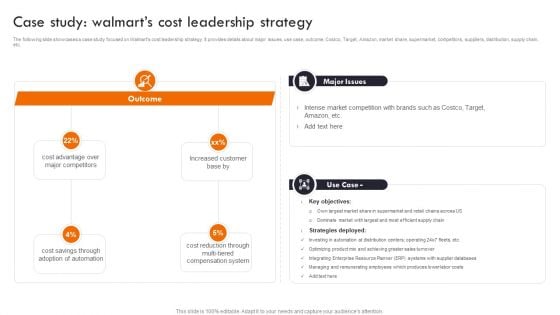 Gaining Competitive Edge Case Study Walmarts Cost Leadership Strategy Themes PDF