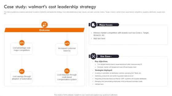 Gaining Competitive Edge Case Study Walmarts Cost Leadership Strategy Themes PDF Gaining Competitive Edge Case Study Walmarts Cost Leadership Strategy Themes PDF
