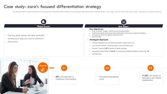 Gaining Competitive Edge Case Study Zaras Focused Differentiation Strategy Pictures PDF