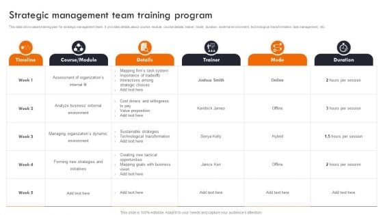 Gaining Competitive Edge Strategic Management Team Training Program Brochure PDF Gaining Competitive Edge Strategic Management Team Training Program Brochure PDF