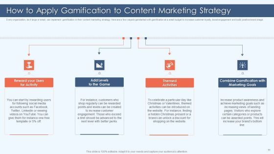 Gamification Strategy For Business Promotion Ppt PowerPoint Presentation Complete Deck With Slides Slide11
