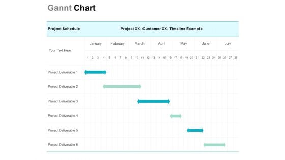 Gannt Chart Ppt PowerPoint Presentation Slides Outfit