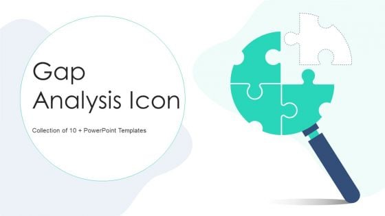 Gap Analysis Icon Ppt PowerPoint Presentation Complete Deck With Slides