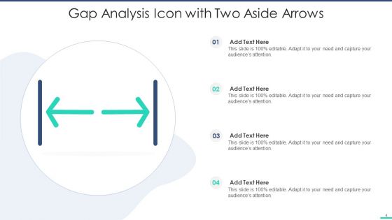 Gap Analysis Icon Ppt PowerPoint Presentation Complete Deck With Slides