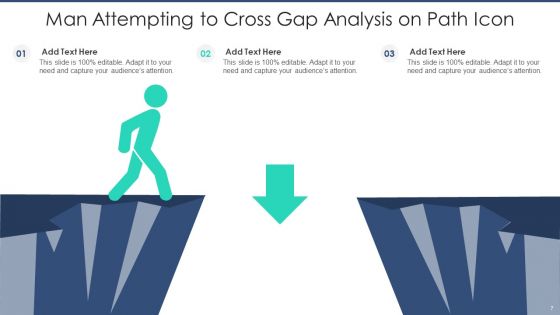 Gap Analysis Icon Ppt PowerPoint Presentation Complete Deck With Slides