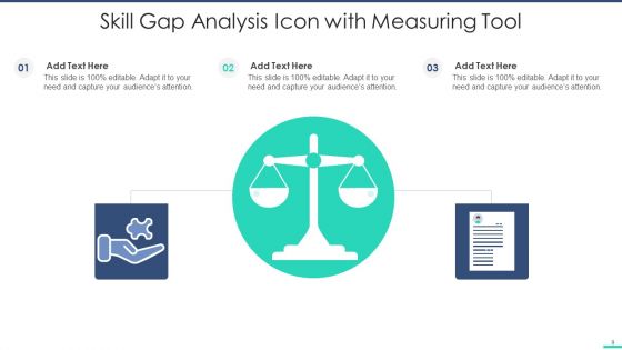 Gap Analysis Icon Ppt PowerPoint Presentation Complete Deck With Slides