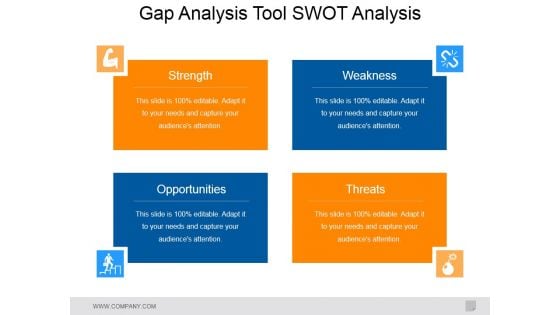 Gap Analysis Tool Swot Analysis Ppt PowerPoint Presentation Show Rules