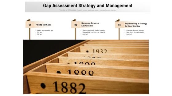 Gap Assessment Strategy And Management Ppt PowerPoint Presentation Gallery Graphic Tips PDF