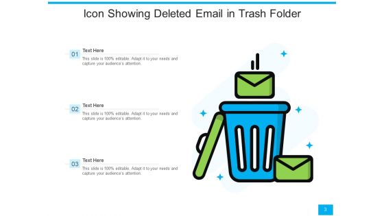Garbage Trash Folder Icon Ppt PowerPoint Presentation Complete Deck