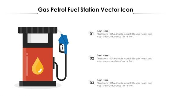 Gas Petrol Fuel Station Vector Icon Ppt PowerPoint Presentation Portfolio Demonstration PDF