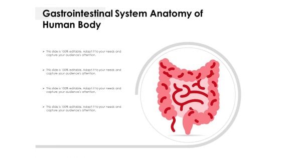 Gastrointestinal System Anatomy Of Human Body Ppt PowerPoint Presentation Icon Infographics PDF
