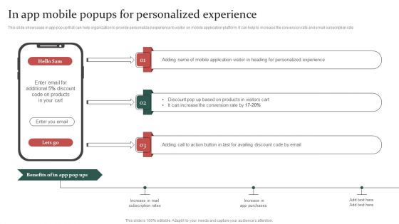 Gathering Customer In App Mobile Popups For Personalized Experience Download PDF