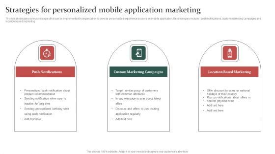 Gathering Customer Strategies For Personalized Mobile Application Marketing Microsoft PDF