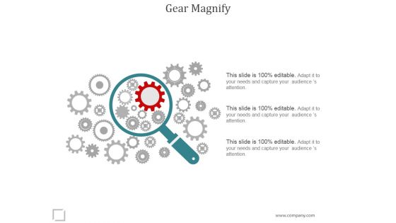 Gear Magnify Ppt PowerPoint Presentation Example