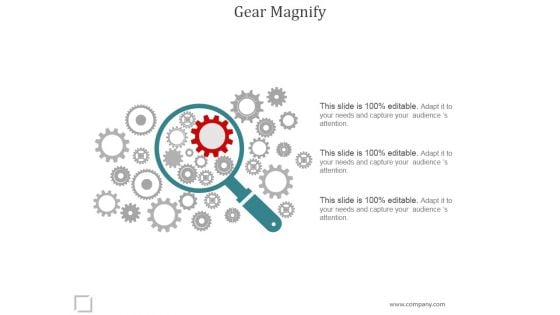 Gear Magnify Ppt PowerPoint Presentation Example