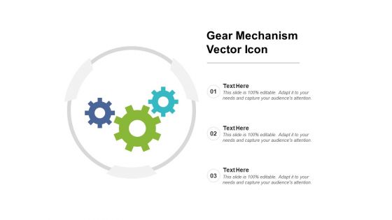 Gear Mechanism Vector Icon Ppt PowerPoint Presentation Ideas Display