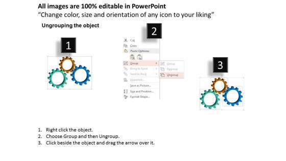 Gears For Creativity Business Icons Powerpoint Template