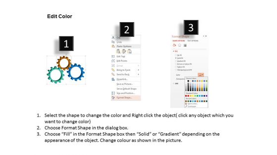 Gears For Creativity Business Icons Powerpoint Template