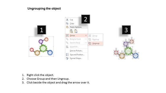 Gears With Icons For Business Process Control Powerpoint Template