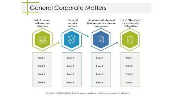 General Corporate Matters Ppt PowerPoint Presentation Slides Graphics Download